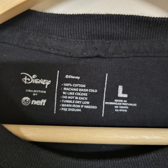 NEFF X DISNEY MICKEY MOUSE Checkered And Roses Style LogoMen's Sz Large - Picture 4 of 9